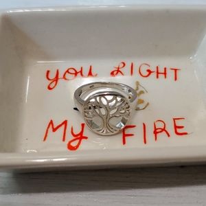 Sterling Sliver tree of life ring size 7